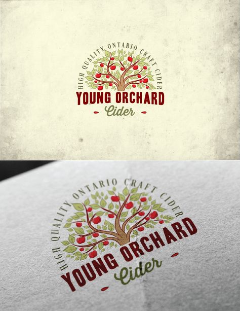 Apple Cider | 99designs Special Logo, Craft Cider, Green Acres, Ltd Commodities, Apple Orchard, Local Crafts, Small Batch, Apple Cider, Shop Decoration