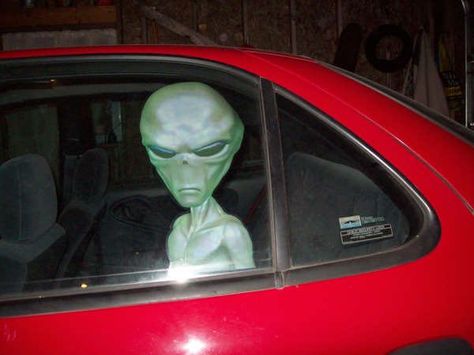 The Perfect Decal for a Ford P... is listed (or ranked) 5 on the list The Best Car Decals on the Road Alien Halloween, Family Decals, Decal Ideas, Underground Bunker, Tiny Cars, Wheel Art, Window Cling, Huge Windows, Aliens And Ufos