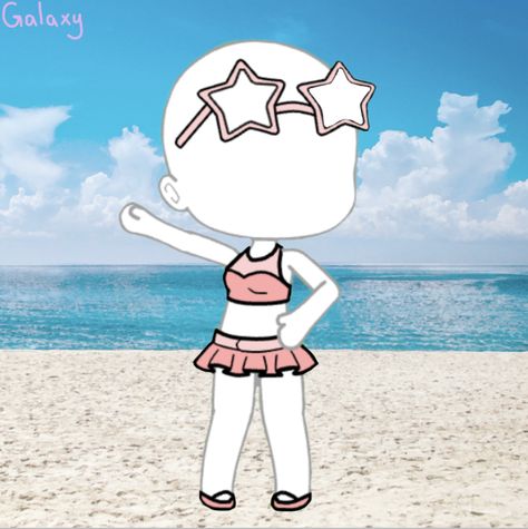 Gacha Swimsuit, Swimming Outfits, Gacha Clothes, Gacha Outfit, Gacha Outfits, Instagram Outfits, Kindergarten Worksheets, Cute Summer Outfits, Gacha Club