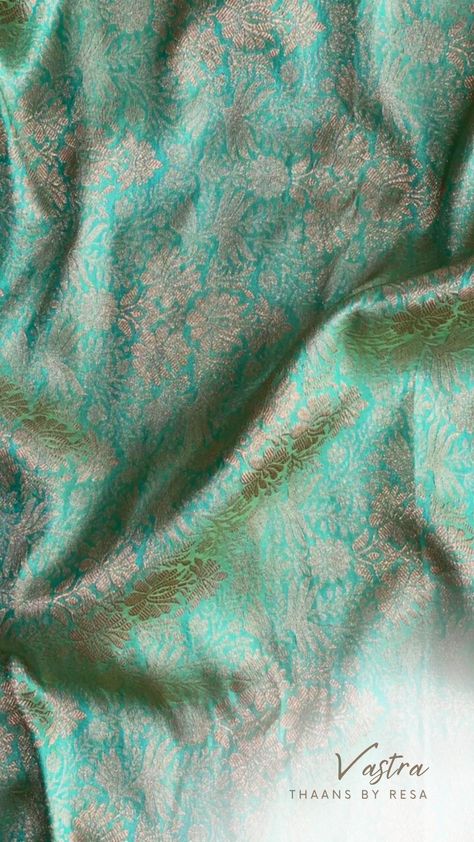 Brocade Fabric, Mint Green, Fabric