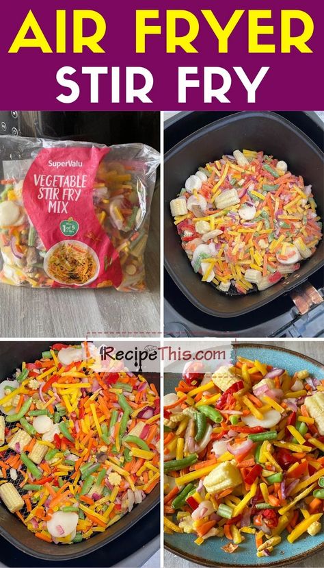 Air Fryer Stir Fry, Air Fryer Recipes Beef, Stir Fry Meat, Salmon Stir Fry, Prawn Stir Fry, Steak Stir Fry, The Best Air Fryer, Stir Fry Ingredients, Stir Fry Recipes Chicken