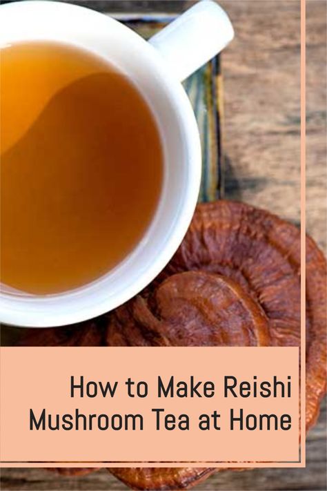 Reishi Mushroom Tea, Chinese Herbal Tea, Reishi Mushrooms, Tea At Home, Eastern Medicine, Mushroom Tea, Dried Mushrooms, Reishi Mushroom, Tea Benefits