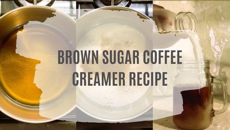 Our Brown Sugar Coffee Creamer Recipe – Deliciously Simple! 1 Simple Coffee Creamer, Homemade Brown Sugar Coffee Creamer, Brown Sugar Coffee Creamer, Brown Sugar Creamer, Flavored Coffee Creamer Recipes, Brown Sugar Homemade, Coffee Creamer Recipes, Homemade Creamer, Brown Sugar Coffee