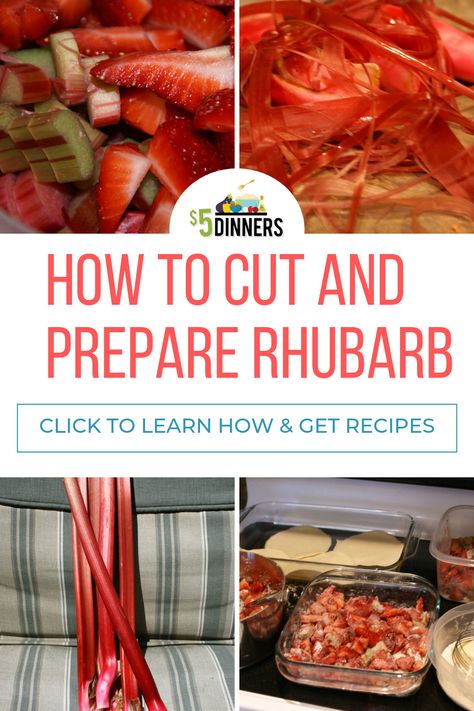 Raspberry Rhubarb Jam, How To Cook Rhubarb, Healthy Rhubarb Recipes, Recipes Rhubarb, Strawberry Rhubarb Recipes, Strawberry Rhubarb Pie Recipe, 5 Dinners, Strawberry Rhubarb Crumble, Rhubarb Strawberry