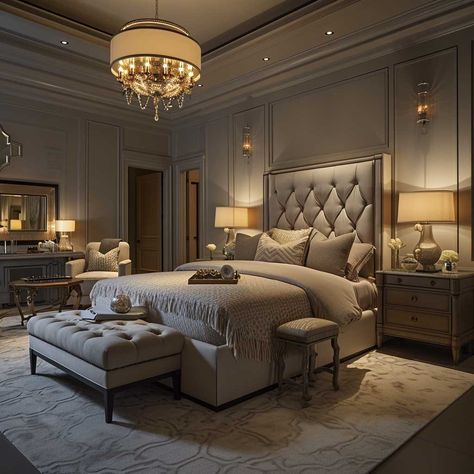 20+ Elegant Master Bedroom Interior Design Transformations • 333+ Images • [ArtFacade] Great Bedrooms Master Suite, Classic House Design Interior Bedroom, Grand Master Bedrooms Decor, French Chateau Bedroom Master Suite, Elegant Farmhouse Bedroom, Elegant Bedroom Ideas Luxury Master Suite Interior Design, Modern Condo Interior Design, Mansion Interior Bedroom, Decorating Bedroom Ideas