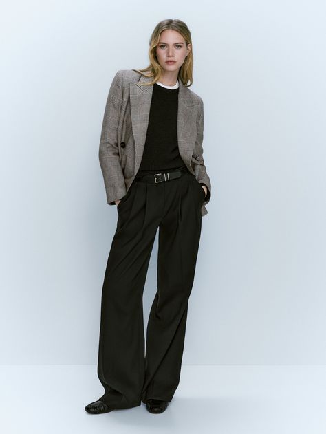 Classy Minimalist Outfits, Outfit Plan, Blazer Outfit, Suit Style, Womens Blazers, 가을 패션, Massimo Dutti, Minimal Fashion, Daily Outfits