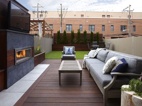 Many people come to us wanting a roof deck but their first question is: "How much will building a roof deck cost me?" While that varies greatly, today we are some sharing some general guidelines and things to consider when budgeting for your roof deck or rooftop deck. Roof Deck Design, Roof Deck Garden, Rooftop Garden Urban, Build Your Own Garage, Apartment Rooftop, Deck Cost, Building A Floating Deck, Contemporary Deck, Floating Deck