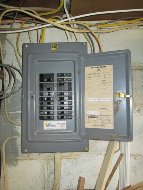 Cost to replace breaker box? - DoItYourself.com Community Forums Electricity Basics, Circuit Breaker Box, Circuit Breaker Panel, Box Hacks, Electrical Breakers, Breaker Panel, Fascia Board, Fuse Panel, Breaker Box