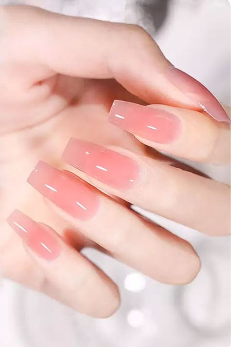 Welcome To Our Shop Pink Jelly Nails With French Tip, Jelly Nail Extensions, White Jelly Nails, Nail Art White Nails, Easy Toe Nail Art, Pink Jelly Nails, Nail Art White, Simple Toe Nails, Toe Nail Art Designs