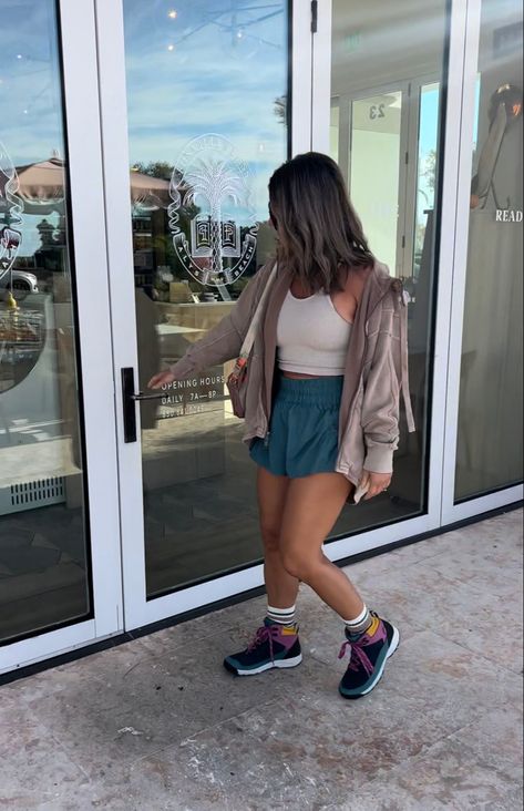 the best selling ‘get your flirt on’ shorts and my fave cozy hoodie/jacket (all your love hoodie) and the happiness run bralette with some of the most fun boots ever. Get Your Flirt On Shorts, Fun Boots, Happiness Runs Crop, Love Hoodie, Shorts Outfit, Cozy Hoodie, Free People Movement, Fp Movement, Crop Tank