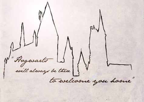 Hogwarts skyline would look awesome as a minimal tattoo Hogwarts Skyline, Hogwarts Tattoo, Harry Potter Symbols, Imprimibles Harry Potter, Hp Tattoo, Harry Potter Tattoos, Harry Potter Tattoo, Harry Potter Love, Harry Potter Art