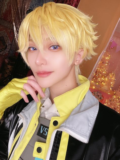 Original Cosplay Sonny Brisko (サニー・ブリスコー), the male English Virtual YouTuber affiliated with NIJISANJI EN's fifth wave Noctyx saga, cosplayed by by Japanese KN.Z ~.~ Nijisanji Cosplay, Sonny Brisko, Vtuber Art, Art Aesthetic, Art Sketches, Wigs, Disney, Quick Saves, Kawaii