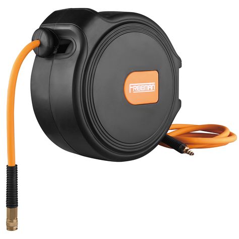 Freeman 3/8¡± x 65¡¯ Compact Retractable Air Hose Reel w/Fittings, #Ad #Compact, #AD, #Retractable, #Freeman, #Reel Air Hose Reel, Retractable Hose, Hose Reels, System Model, Hose Reel, Air Hose, Compressed Air, Air Tools, Air Compressor