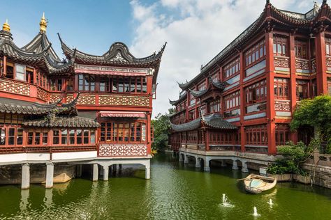 8 Days China Golden Triangle Tour to Beijing, Xian & Shanghai - Easy Tour China Chinese Library, Yuyuan Garden, Chinese Architecture Design, Chinese Buildings, Fantasy Buildings, Asian House, Ancient Chinese Architecture, China Architecture, Nature Valley