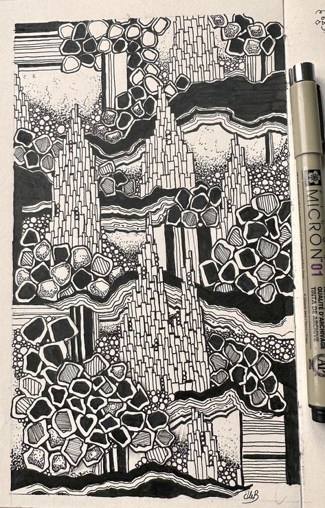 #draw, #sketch, #doodle, #Art, #interpretive landscape, #drawing, #penandink, #micron, #zentangle art Zentangle Mural, Pen Art Doodle, Fineliner Art, Creepy Drawings, Doodle Art Designs, Pen Art, Urban Sketching, Marker Art, Mixed Media Art Journaling