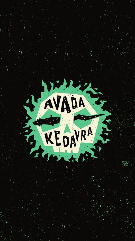 Avada  kedavra Avada Kedavra, Wallpaper Tumblr, Harry Potter, Tumblr, Green, Art