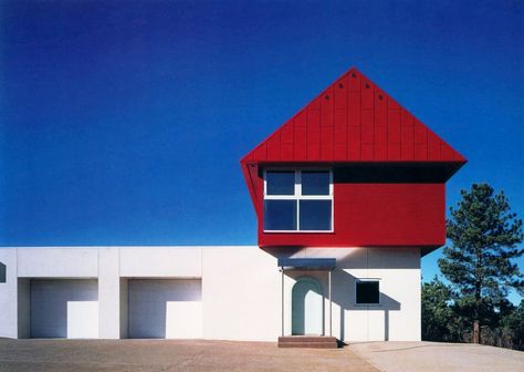 Sottsass Associati, Wolf House, Ridgeway, Colorado, 1987-1989 Ridgeway Colorado, Shopping In Barcelona, Study Architecture, Mid Century Architecture, Memphis Design, Art Deco Architecture, Space Planning, Residential Architecture, Design Architecture