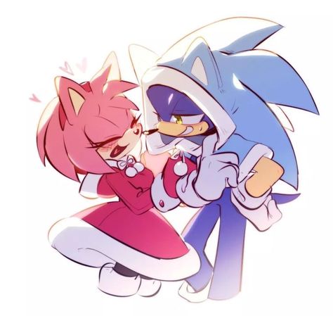 Sonamy Matching Icons, Sonamy Art, Sonamy Comic, Shadow And Amy, Amy The Hedgehog, Sonic Heroes, Sonic And Amy, Sonic Franchise, Hedgehog Art