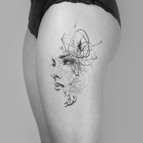 Eva Tattoo, Yogi Tattoo, Kiss Tattoo, Tats Ideas, Tattoo Hip, Pisces Tattoos, Tattoo Skin, Best Tattoos For Women, White Drawing