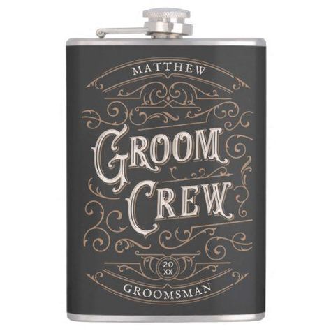 Customized Groomsmen Gift Flask Diy Groomsmen Gifts, Whiskey Bottle Labels, Groomsmen Gifts Flask, Groomsmen Flask, Groomsmen Gifts Unique, Custom Flask, Be My Groomsman, Flask Gift, Bachelor Party Gifts