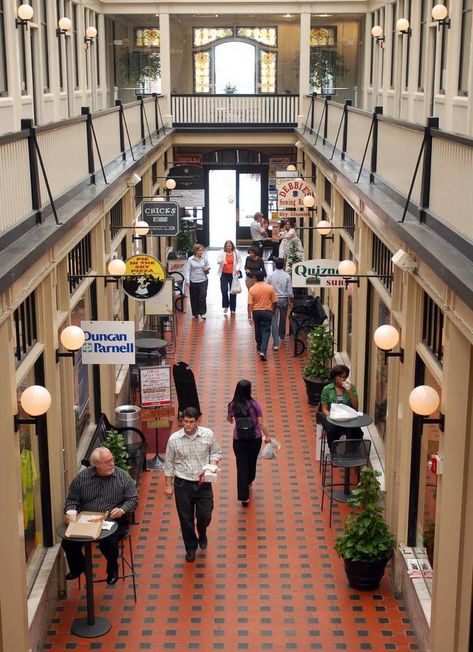 Latta Arcade Modern Arcade Architecture, Arcade Architecture, Beauty Shop Decor, Commercial Street, Mix Use Building, Palm Beach Gardens, Joy Of Life, Shopping Mall, Shopping Center