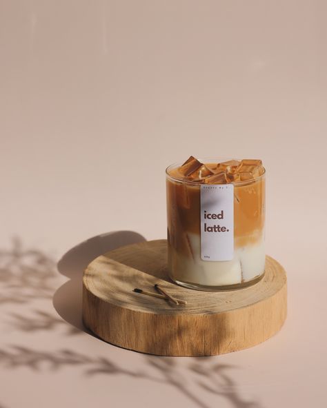 Melbourne’s warming up.. you know what that means?? Ice coffee weather is creeping up, so why not fill your house with this mouthwatering candle🥰 This is honestly one of the best candles I’ve ever made.. and I’ve make thousands! Jump online now!🛒 #candle #candles #handmade #homedecor #candlelover #love #candlemaking #smallbusiness #candlesofinstagram #candlelight #home #candleaddict #soycandles #scentedcandles #decor #soywax #candleshop #icedlatte #instagood #fragrance #decoration #photoof... Coffee Candle Photography, Candle Product Photography, Candle Photography, Craft Fair Booth Display, Coffee Scented Candles, Fair Booth, Craft Fairs Booth, Candles Photography, Candles Handmade