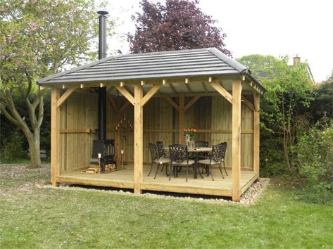 Garden Gazebos, Diy Patio Cover, Hot Tub Designs, Gazebo Ideas, Garden Wall Designs, Wrong Choice, Boiler Stoves, Outdoor Gazebo, Simple Garden