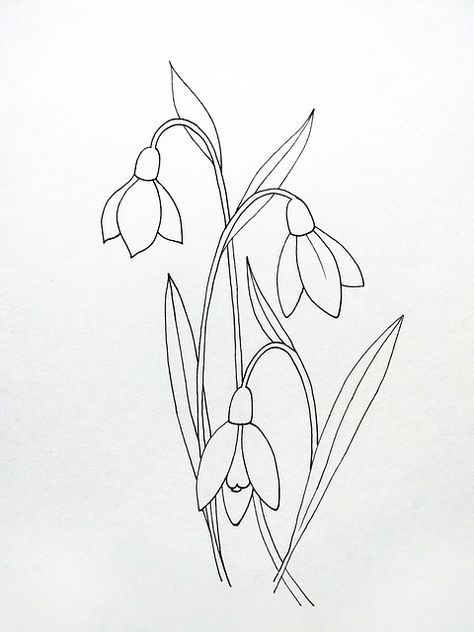 Download Flowers Bouquet Snowdrop Royalty-Free Stock Illustration Image Simple Snowdrop Drawing, Snowdrop Flower Drawing, Snowdrops Flower Drawing, Snowdrop Flower Embroidery, Snowdrop Flower Line Drawing, Snow Drops Flowers, Flower Bouquet Drawing, Flower Tattoo Drawings, Armband Tattoo Design