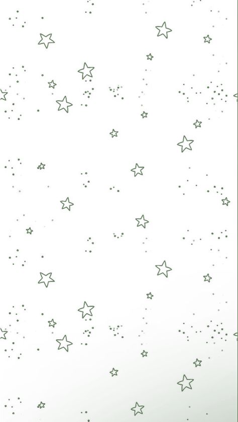 Sage Green Stars Wallpaper, Star Green Wallpaper, Green Cute Background, Green Star Background, Green Star Aesthetic, Sage Aesthetic Wallpaper, Jiji Wallpaper, Green Stars Wallpaper, Sage Green Wallpaper Iphone