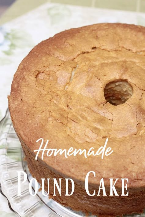 Homemade Pound Cake Recipe, Cold Oven Pound Cake, Best Pound Cake Recipe, Old Fashioned Pound Cake, Homemade Pound Cake, Cream Cheese Pound Cake Recipe, Southern Pound Cake, Easy Pound Cake, Pound Cake Recipes Easy