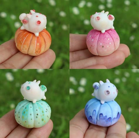 Polymer Clay Kawaii, Polymer Clay Animals, Anime Crafts, Cute Polymer Clay, Polymer Clay Dolls, Clay Figurine, Clay Animals, Kawaii Chibi, Cute Clay