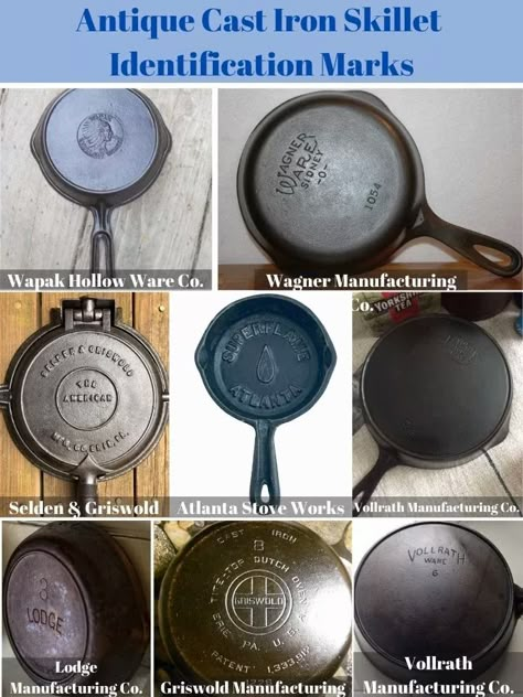 Cast Iron Cookware Display, Cast Iron Pan Care, Vintage Cast Iron Cookware, Cookware Display, Cleaning Cast Iron Pans, Wagner Cast Iron, Restore Cast Iron, Cleaning Cast Iron, Iron Cleaning