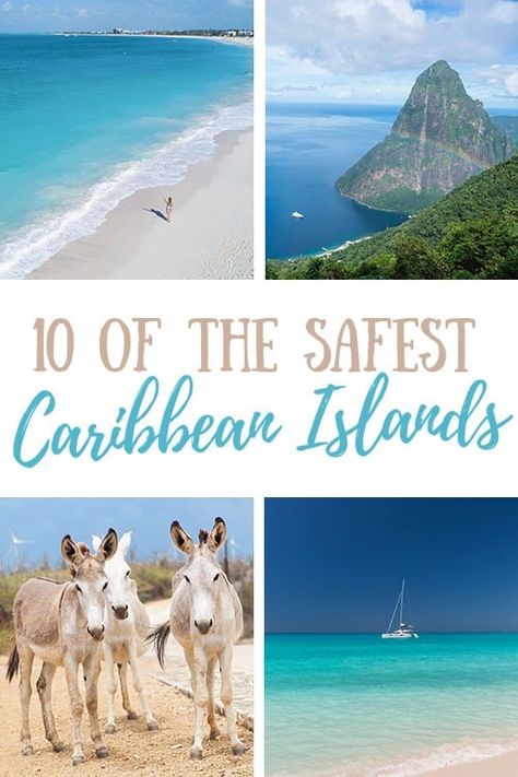 10 of the Safest Caribbean Islands (And The Best Places to Stay!) Best Island Vacation, Caribbean Destinations, Beach Pink, Caribbean Vacations, Countries To Visit, Places In The World, Caribbean Travel, Philippines Travel, Island Travel