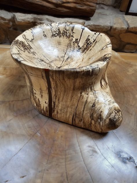 Wood bowl decor