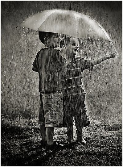 my kids love playing in the rain with or without the umbrellas (these are not my boys but they are just as adorable)   #MDHRainyDay Under An Umbrella, Standing In The Rain, I Love Rain, Rainbow Rain, Going To Rain, Love Rain, Rain Umbrella, Singing In The Rain, Walking In The Rain