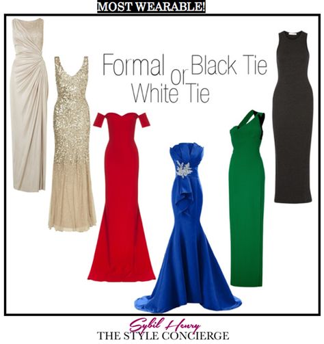 White Tie Event Dresses, White Tie Dress Code Women, Black Tie Dress Code Women, White Tie Dress Code, White Tie Event, White Tie Dress, Black Tie Dress Code, Formal Dress Code, Tie Women