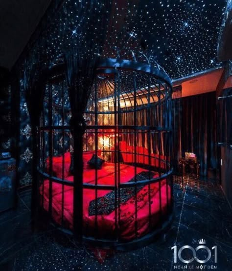 Pleasure Room, Dungeon Room, Gothic Decor Bedroom, Gothic Bedroom, Red Bedroom, Fantasy Rooms, Secret Room, Goth Home Decor, Goth Home