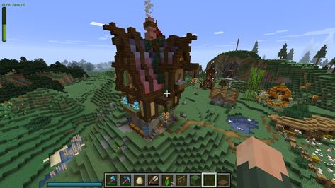 Mythical Sausage, Minecraft House, Fantasy House, House Roof, Minecraft Houses, Minecraft, Roof