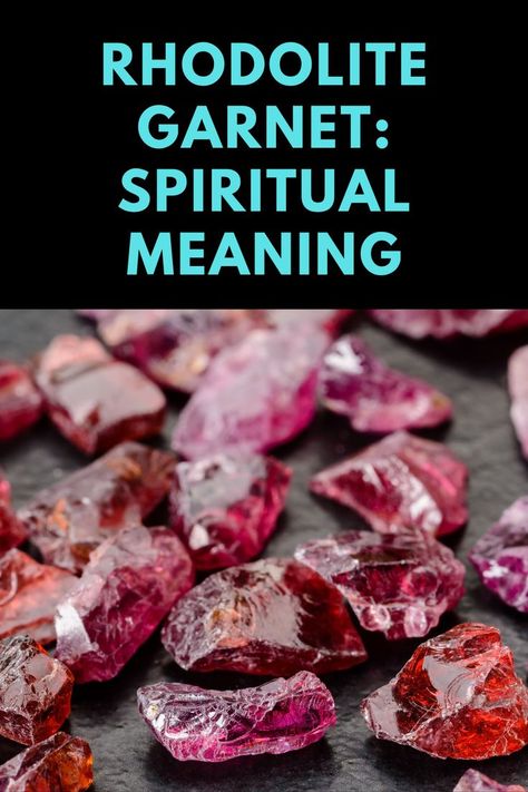 Rhodolite Garnet Meaning, Rhodolite Meaning, Garnet Meaning, Crystal Healing Stones, Spiritual Health, Red Gemstones, Spiritual Meaning, Crystal Meanings, Garnet Stone