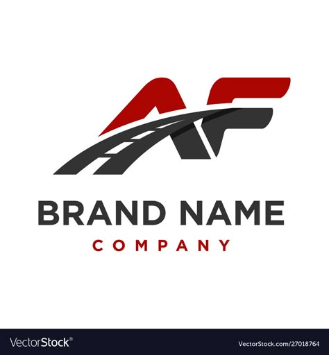 Transportation Logo Design, Af Logo, Transport Logo, Transportation Logo, Road Vector, Road Logo, Ganesh Photo, Initial Logo, Transport Companies