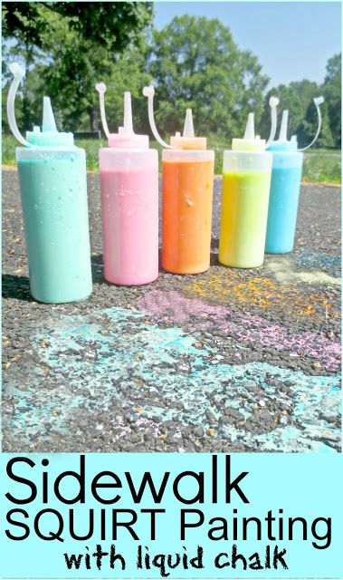 Summer Fun with Sidewalk Chalk ~ Growing A Jeweled Rose Liquid Chalk, Blowing Bubbles, Sidewalk Chalk, James Brown, Summertime Fun, Chalk Art, Create Art, Summer Crafts, Outdoor Fun