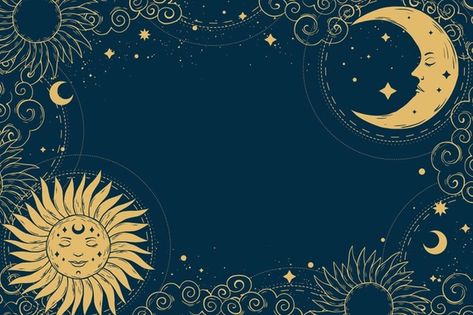 Celestial Wallpaper Laptop, Witchy Aesthetic Wallpaper Desktop, Celestial Wallpaper Desktop, Witchy Computer Wallpaper, Witch Wallpaper Laptop, Tarot Background, Mystic Wallpaper, Note Wallpaper, 4k Desktop Wallpapers