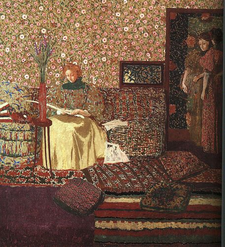 EDOUARD VUILLARD The Reader (1896) Art Mini Toile, Les Nabis, Maurice Denis, Edouard Vuillard, Interior Paintings, Pierre Bonnard, Jewish Museum, 11 November, Fauvism