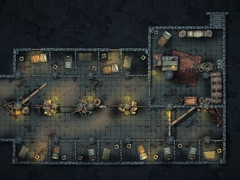 Jail Battlemap, Dnd Prison, Maps Rpg, Dm Screen, Campaign Ideas, Prison Cell, Tabletop Rpg Maps, Fantasy Maps, Dnd Maps