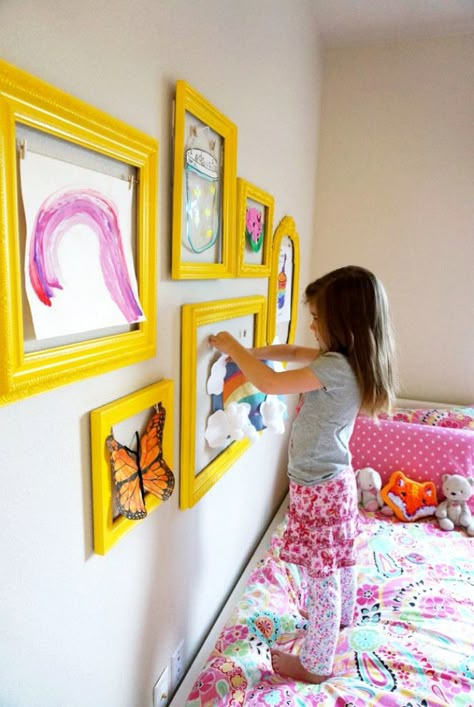 Koti Diy, Empty Frames, Mini Clothes, Kids Room Organization, Toy Rooms, Big Girl Rooms, Kids Room Design, Toddler Room, Idea Diy