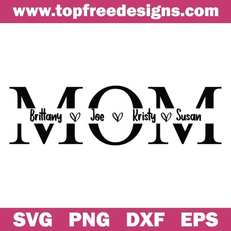 Cricut Vinyl Designs Free, Mom Svg Files Free, Mom Free Svg, Mama Svg Free, Cameo Crafts, Silhouette Cameo Crafts, Acrylic Signs, Free Monogram, Cricut Craft