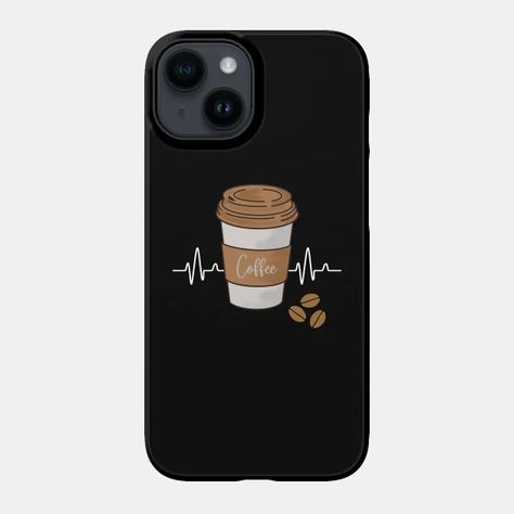 Coffee Merchandise, Coffee Phone Case, Aesthetic Doctor, Vintage Phone Case, Cup For Coffee, Cup Phones, Phone Covers Diy, Phone Cover Design, Tea Diy