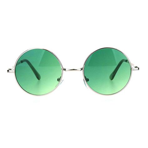 Green Lense Sunglasses, Saiki K Cosplay, Groovy Sunglasses, Starfire Costume, Dancing Photoshoot, Hippie Sunglasses, Round Sunglasses Men, Circle Glasses, Green Items