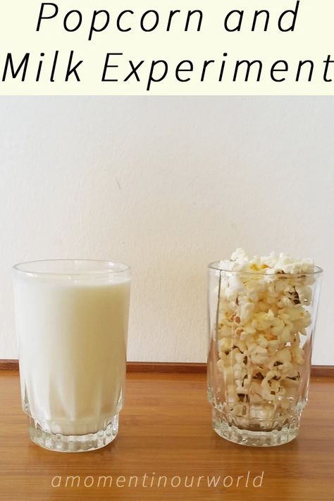 Cold Jokes, Food Science Experiments, 4h Crafts, Milk Experiment, Milk Science Experiment, Popcorn Theme, Science Experience, Science For Toddlers, Teaching Stem