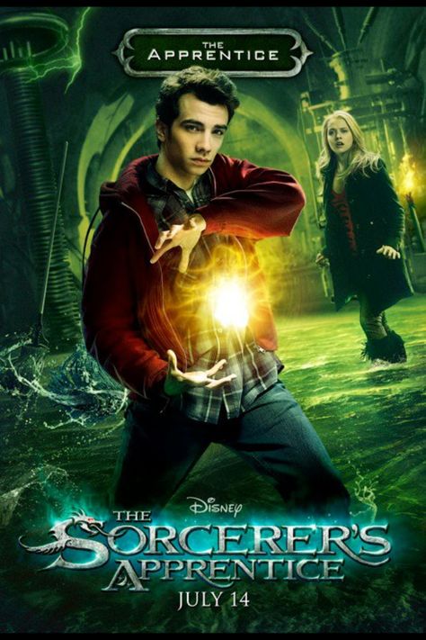 The Sorcerers Apprentice!! Love Love Love Mary Poppins 1964, Jay Baruchel, The Sorcerer's Apprentice, Teresa Palmer, Septième Art, Film Disney, Disney Live Action, Nicolas Cage, Fantasy Movies